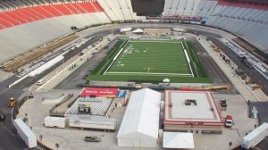 Photo of Bristol field under construction