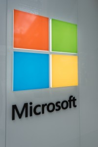 Photo of Microsoft logo