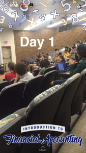 Screenshot of Snapchat snap