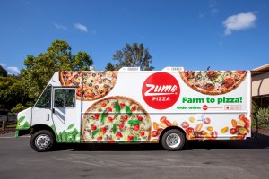 Photo of a Zume pizza delivery truck