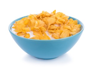 bowl of corn flakes