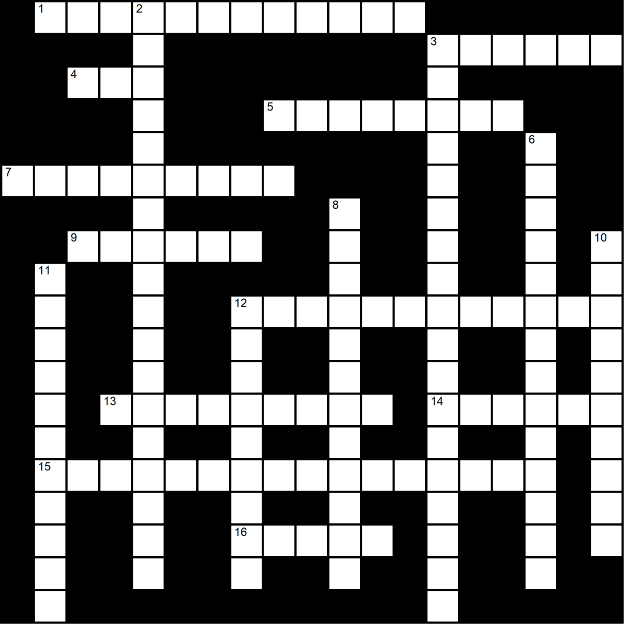 Image of crossword puzzle
