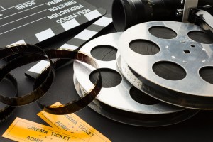 miscellaneous film items like a movie reel